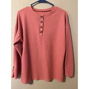 Women’s long sleeve top unknown brand size medium